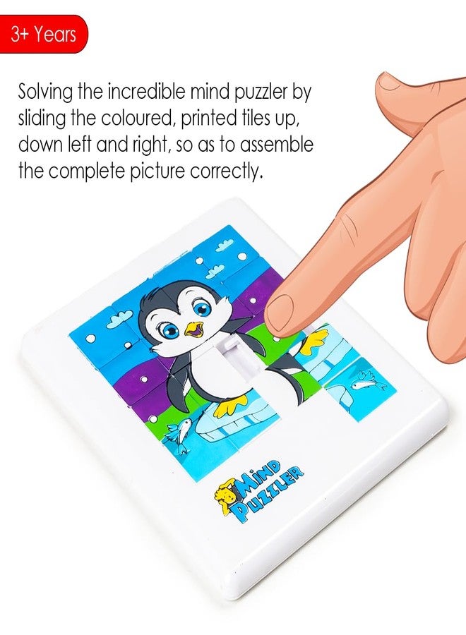 تويز بوكس لعبة ألغاز العقل من تويز بوكس، لعبة ألغاز بإطار بتصميم بطريق لطيف للأطفال - لعبة تحفز التفكير الإبداعي وحل المشكلات - Image 3